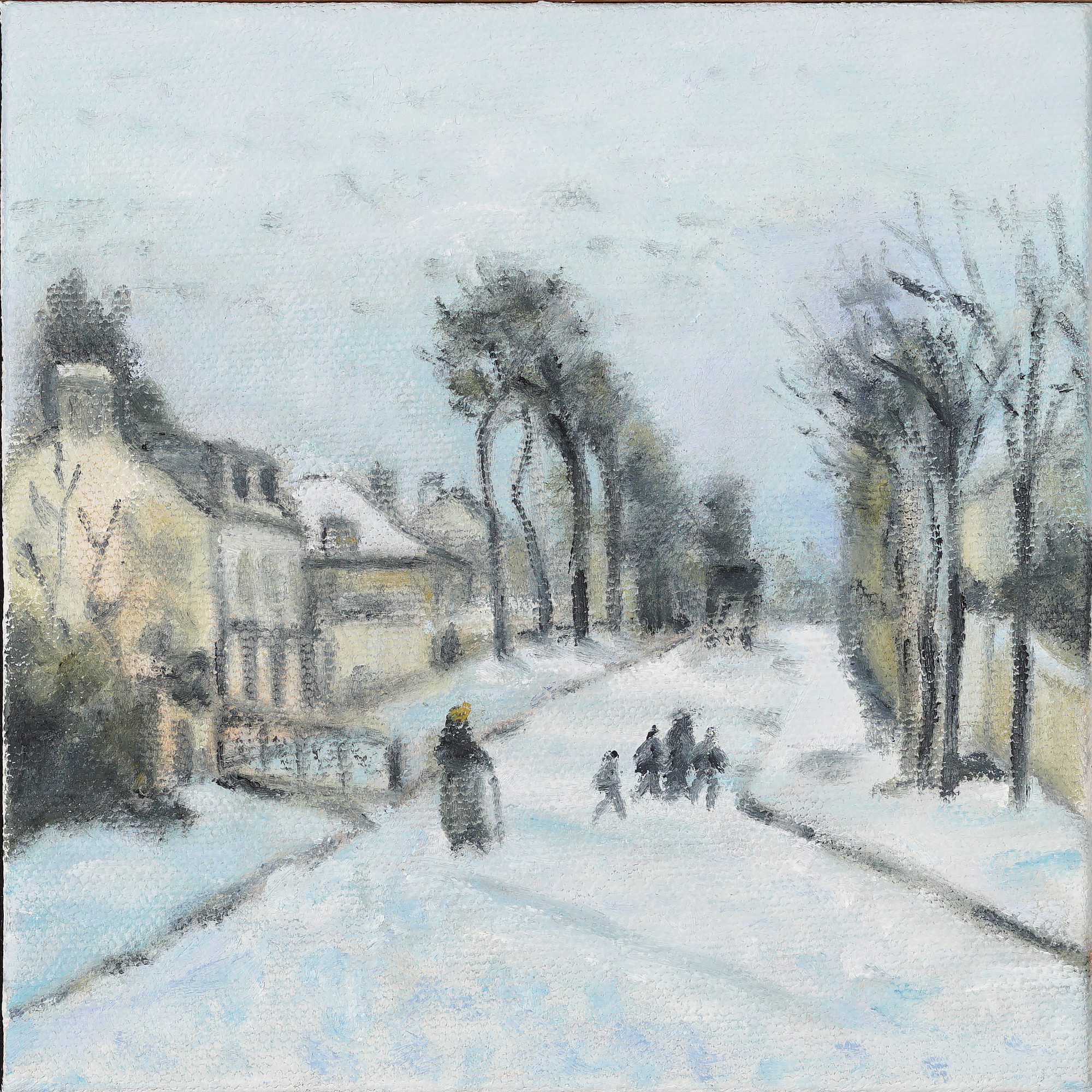 Cindy Sugg, The Road to Versailles at Louveciennes, after Camille Pissarro