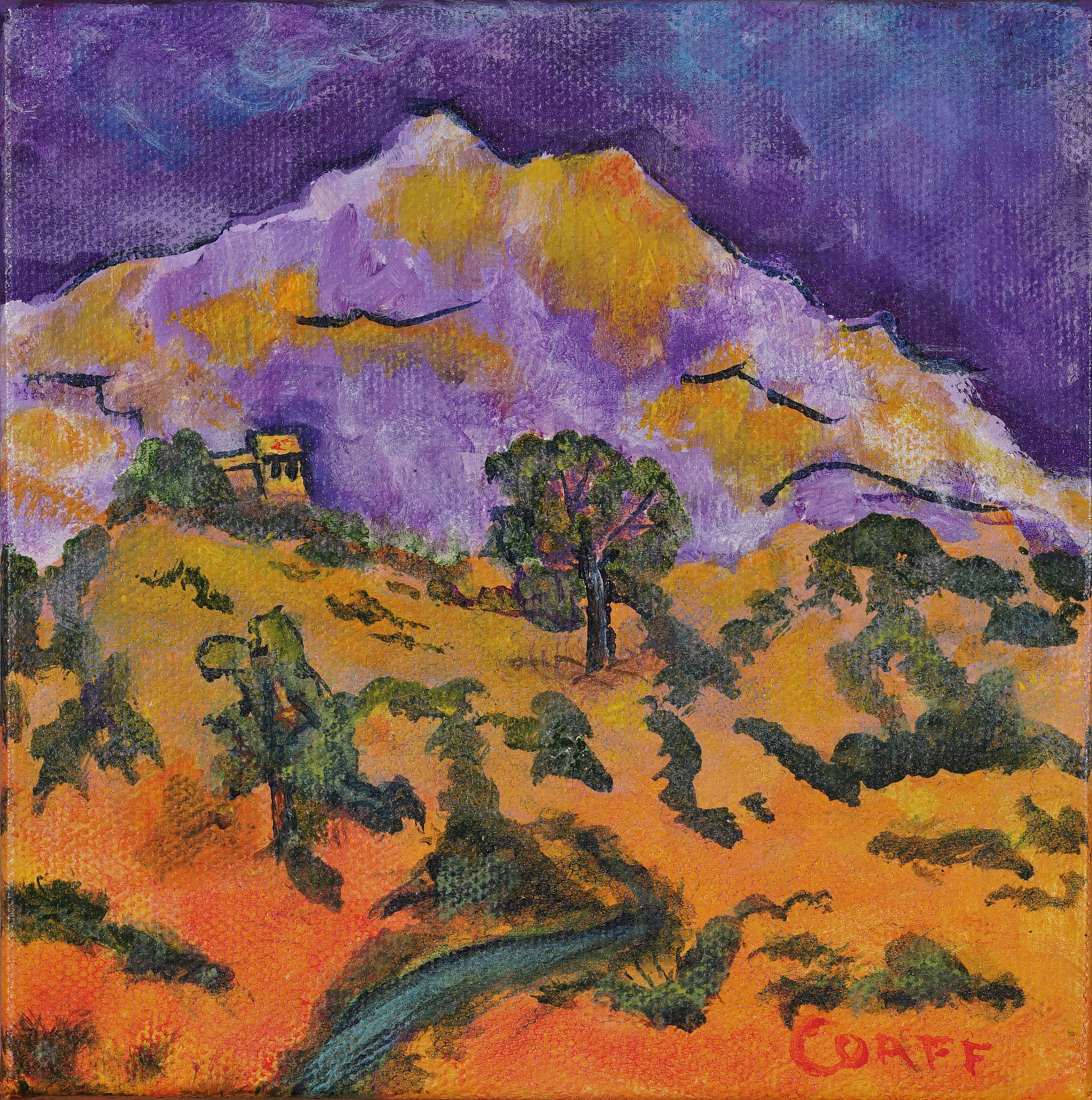 Marti Corff, Mont Sainte Victoire, Paul Cezanne-like